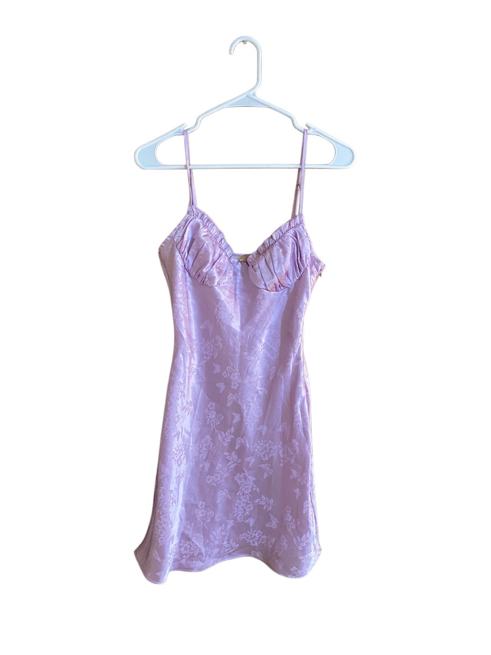L.A. Hearts Liliac Satin Slip Dress